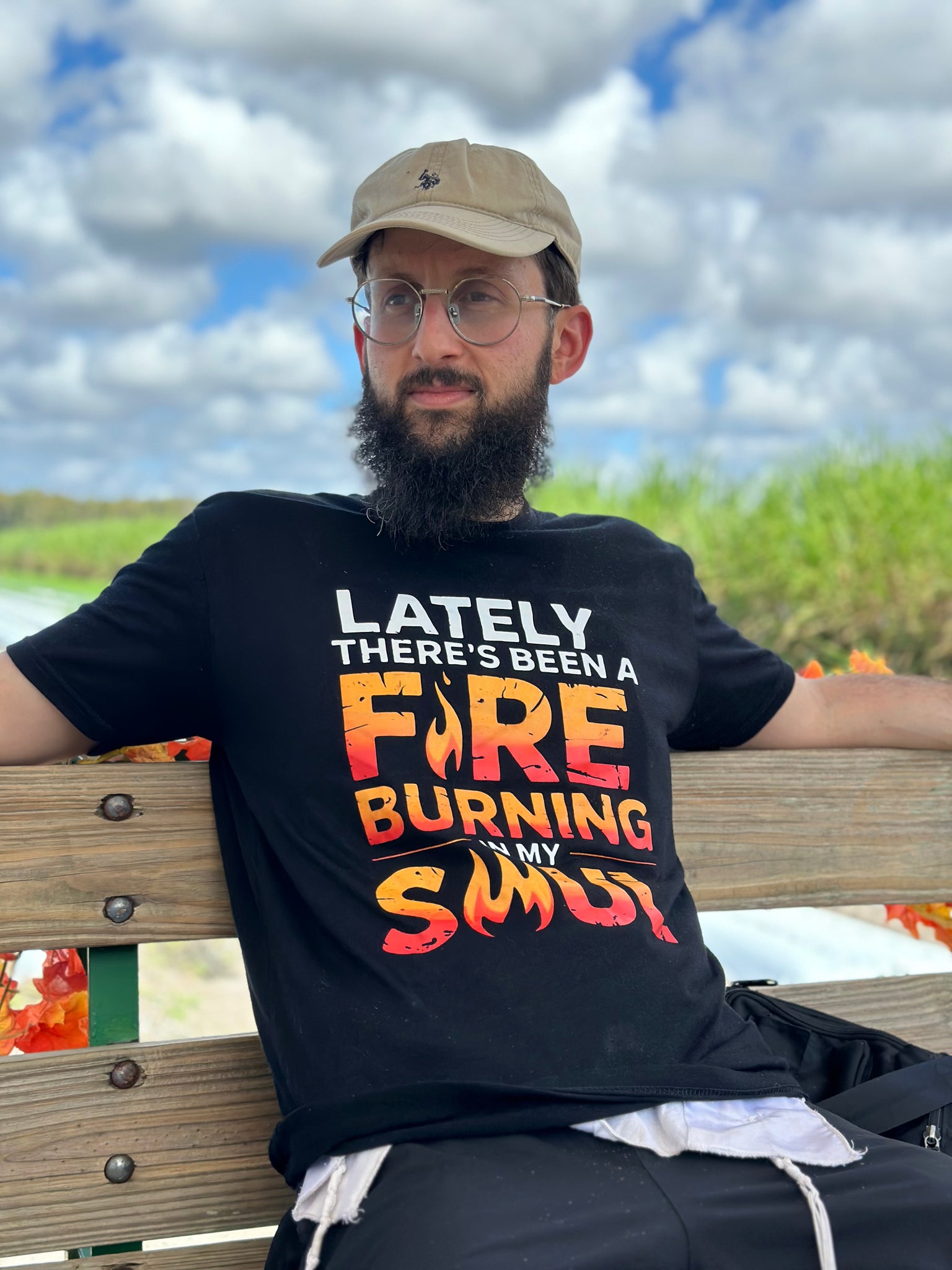 'Lately There's Been A Fire' T SHIRT (Presale) (Limited Amount)