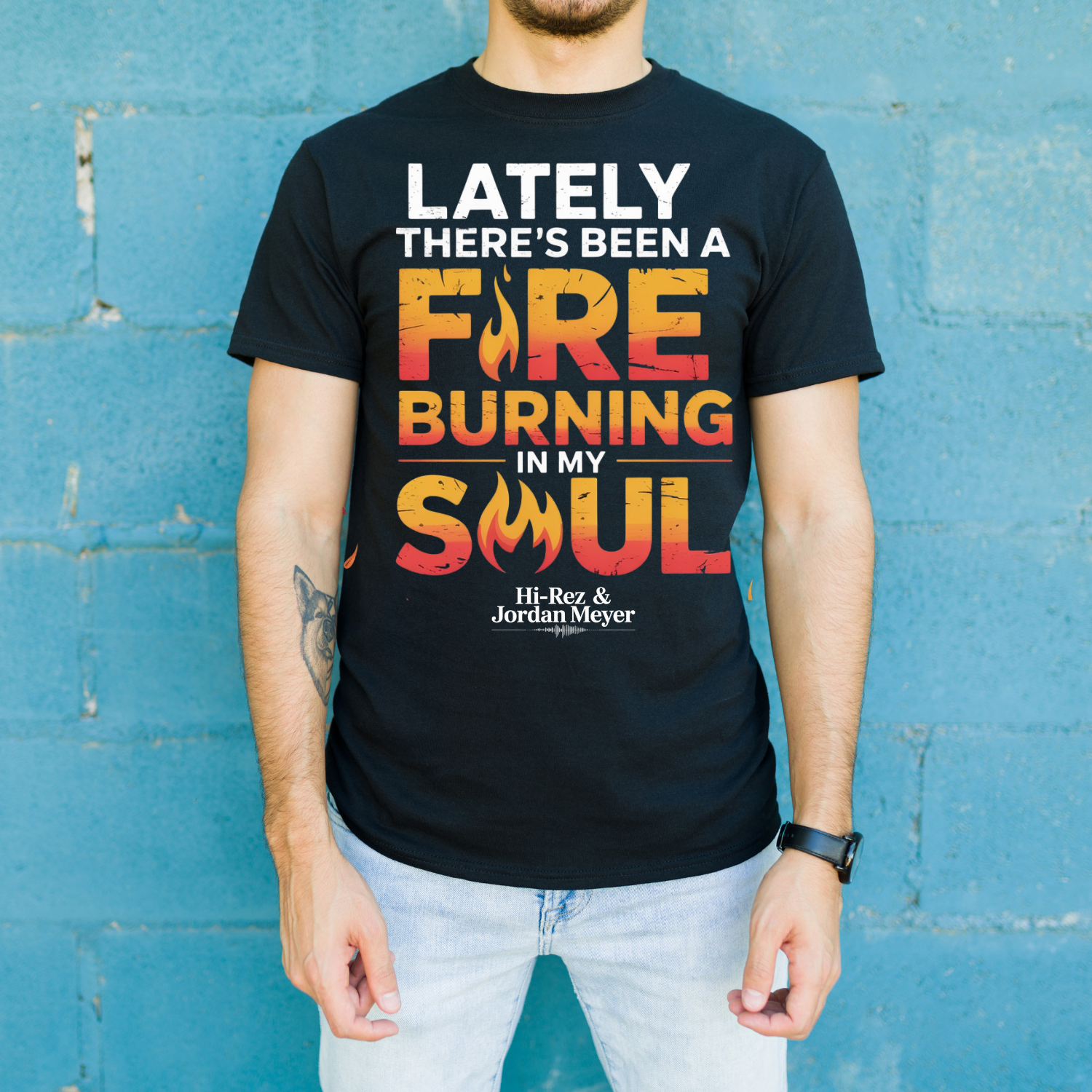 'Lately There's Been A Fire' T SHIRT (Presale) (Limited Amount)
