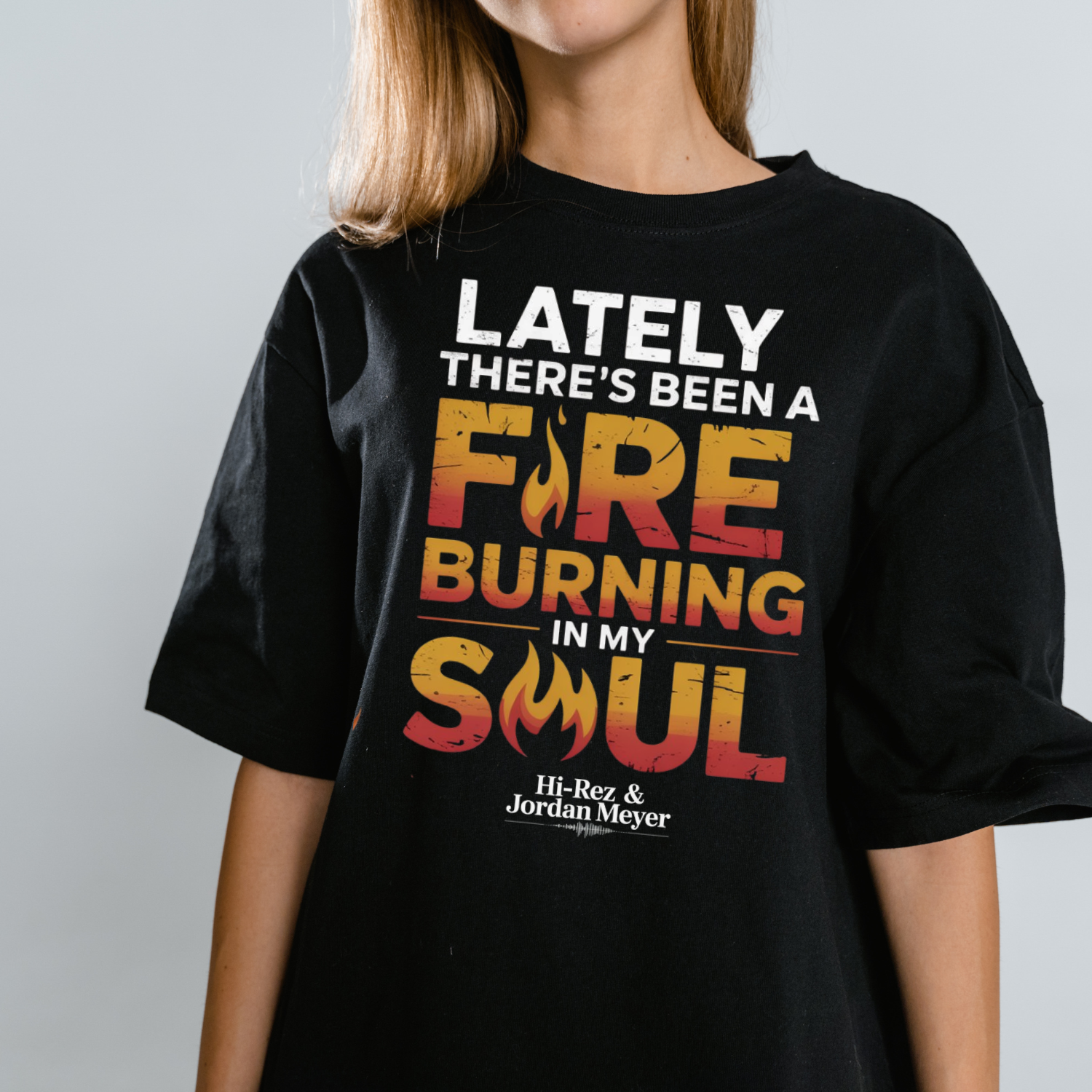 'Lately There's Been A Fire' T SHIRT (Presale) (Limited Amount)